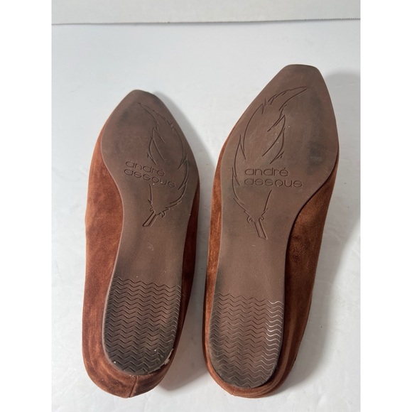 Andre Assous Chestnut Suede Mules - Picture 6 of 7